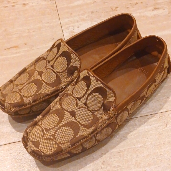 Coach Shoes - Coach Gisele Tan Driver Loafers